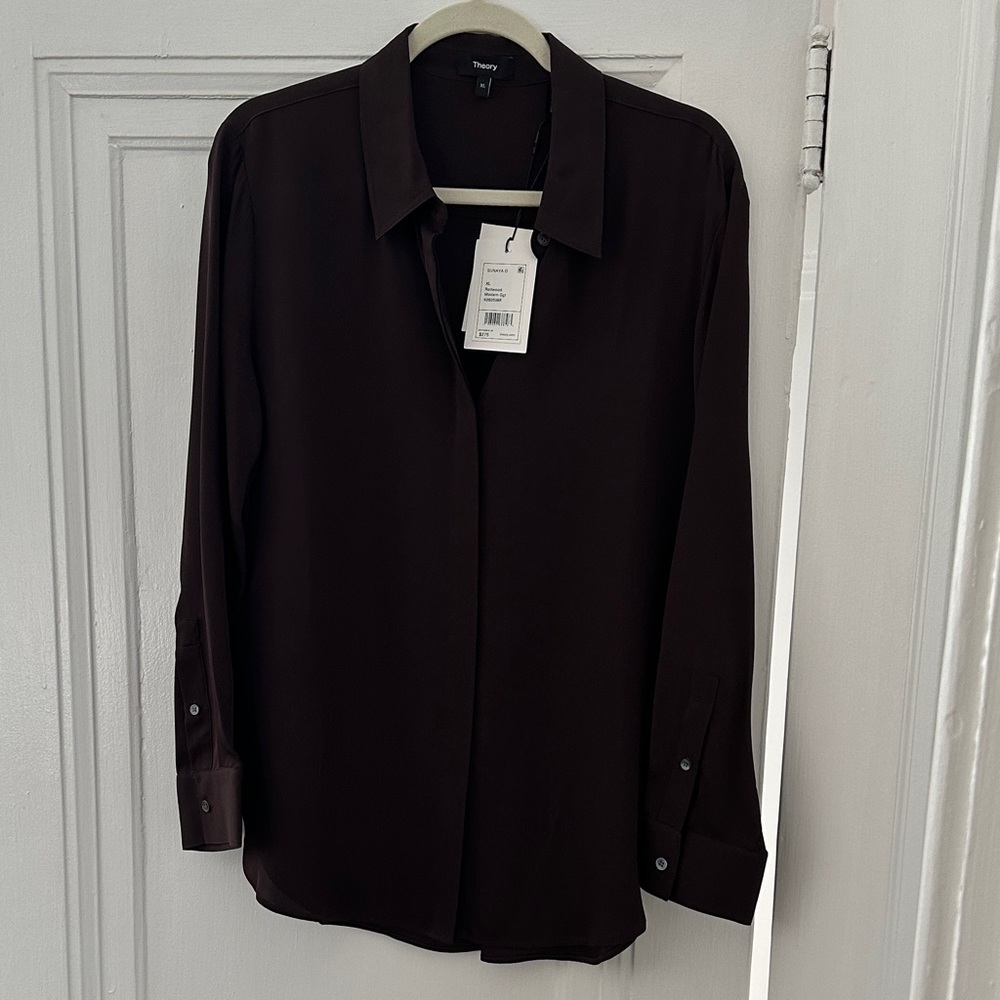 Sunaya Silk Button Down